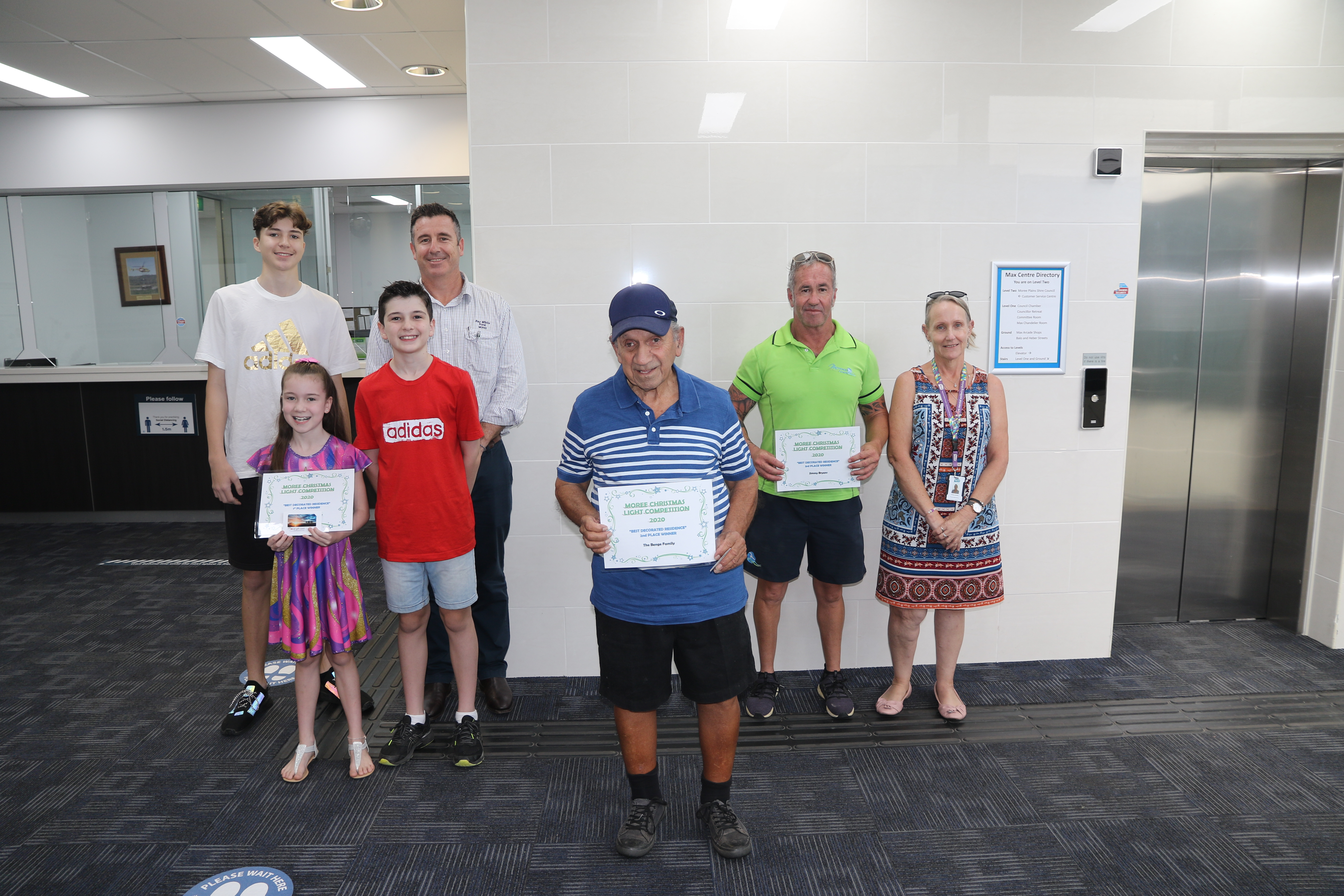 Winners of the 2020 Moree Plains Shire Christmas Light Competition.