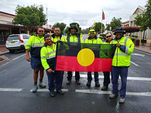  Outdoor team on street