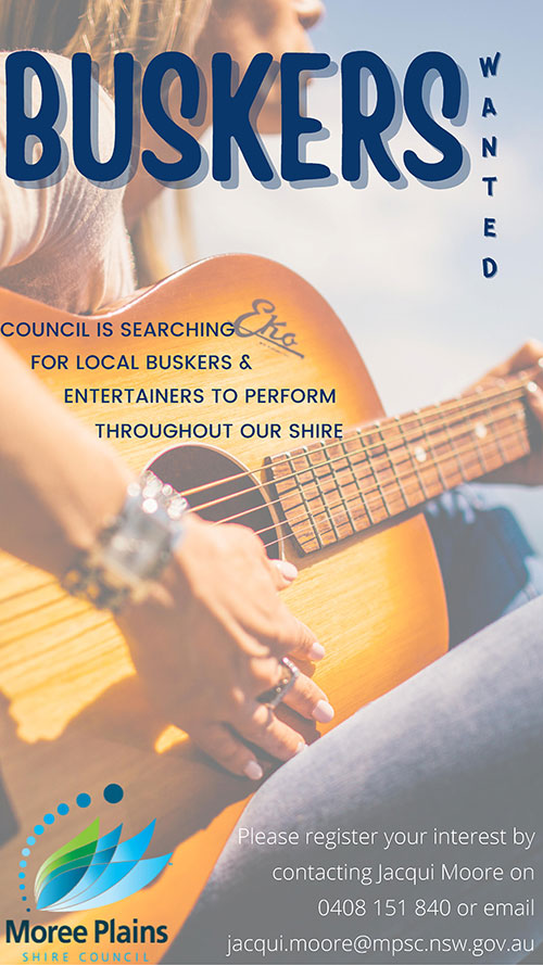 Buskers and Entertainers needed