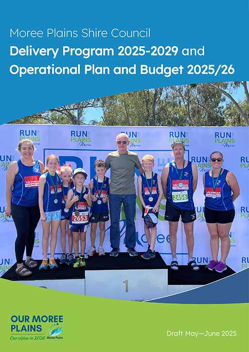 Cover of the Draft Delivery Program 2025 2029 and Operational Plan and Budget 2025 26