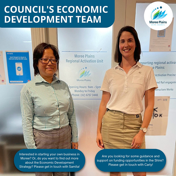 Moree Council's Economic Development Team