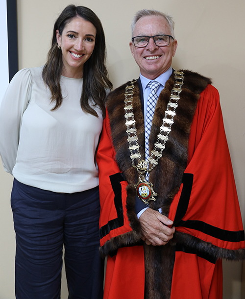 Mayor Mark Johnson and Deputy Mayor Susannah Pearse web