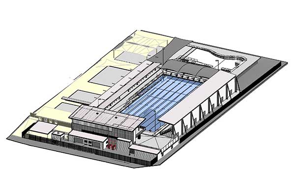 Moree Artesian Aquatic Centre Architectural Perspective