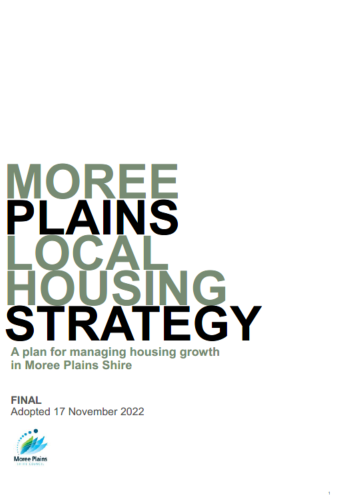 Moree Plains Local Housing Strategy