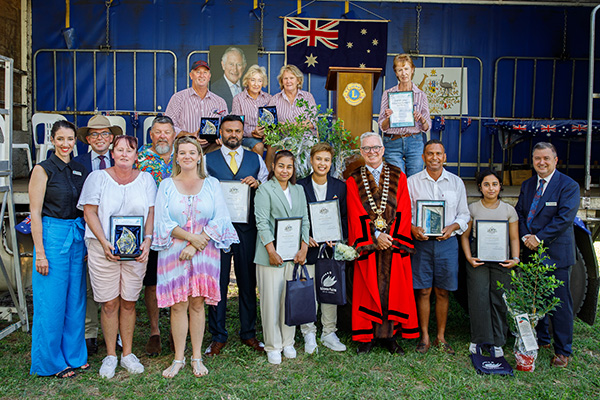 New Citizens and recipients of Australia Day Awards Moree Australia Day Credit Simon Scott W