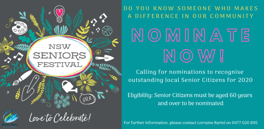 Nominate Now For Senior Citizen of 2020