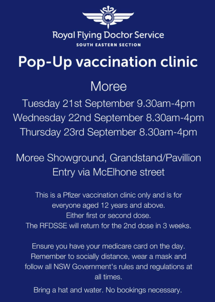 Pop Up vaccination clinic