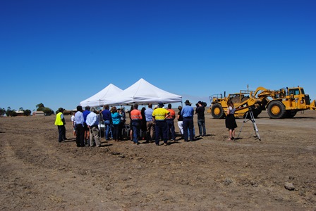 Ski Lakes sod turning