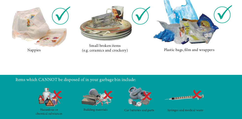 What to place in your everyday waste bin