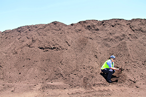 Free compost at the Moree Waste Management Facility