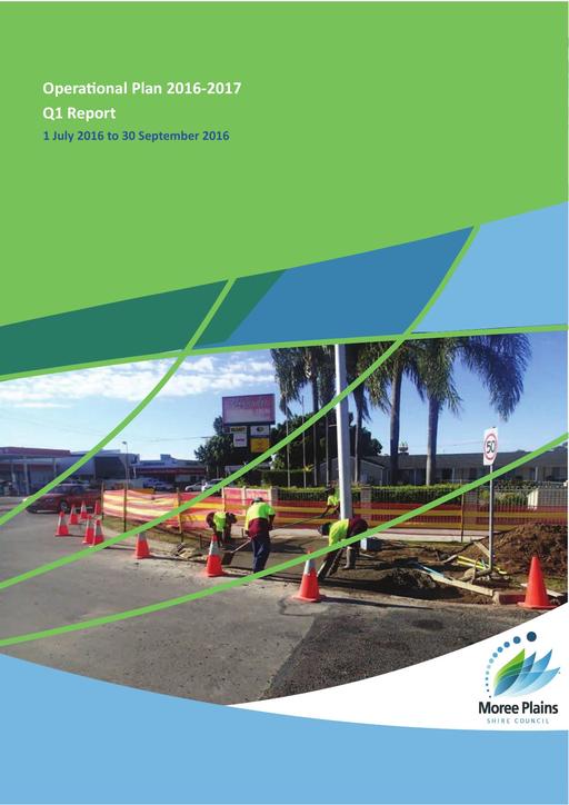 Operational Plan 2016 17 Quarter 1