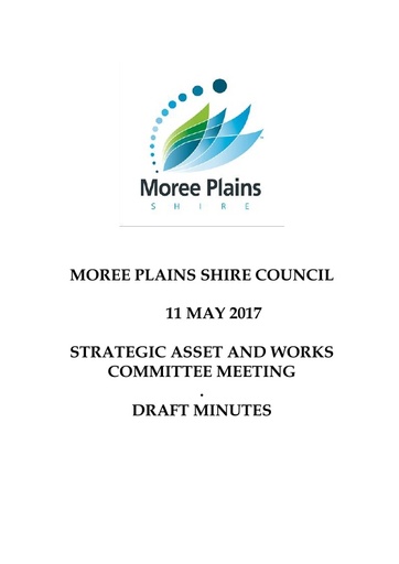 Council Committeee Meeting   Strategic Asset and Works   Draft Minutes 11 May 2017