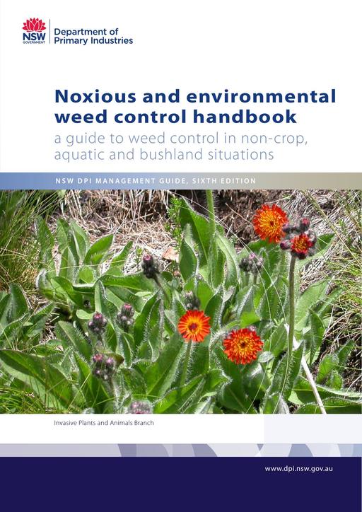 Noxious and environ weed control handbook