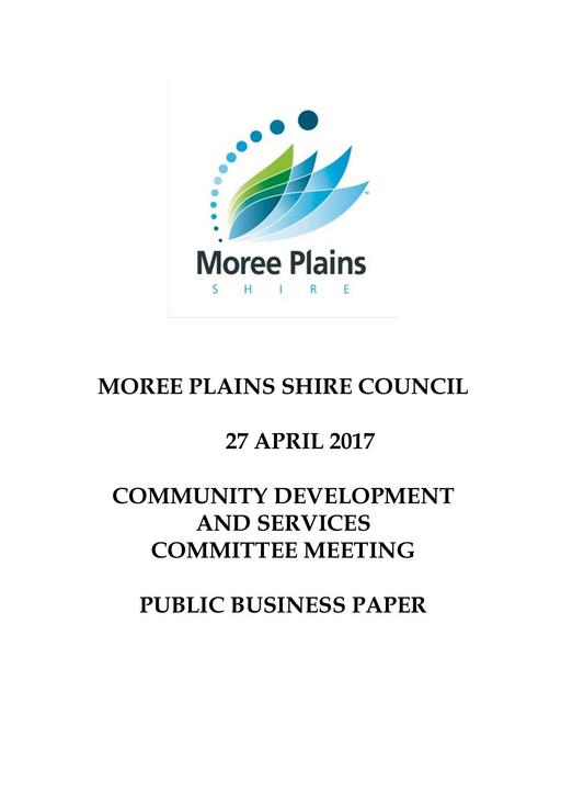 Public Business Paper  Community Development and Services Committee   27 April 2017