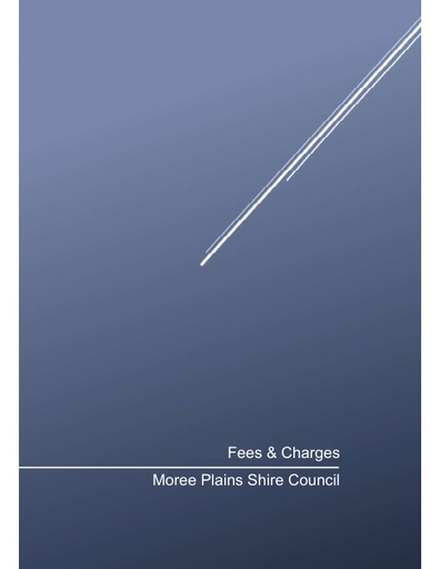 Fees and Charges 2018 2019