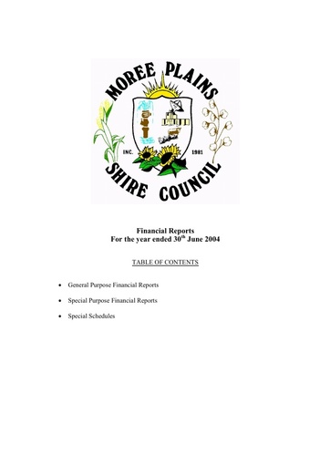 2003 04 Financial Statement