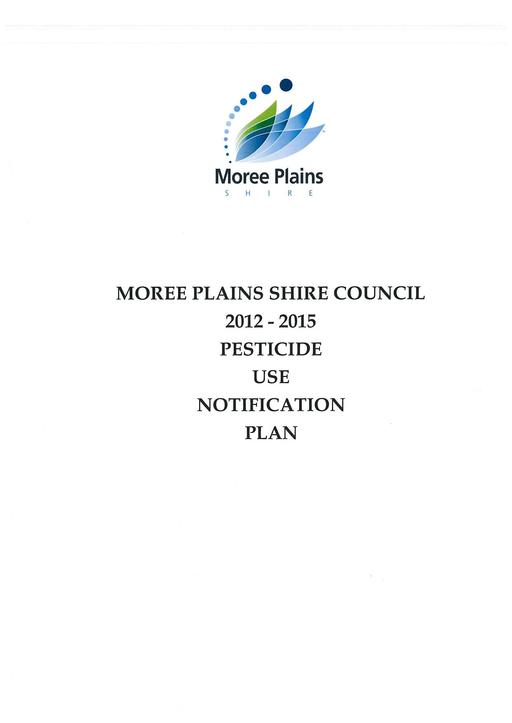 Pesticide Use Notification Plan   Policy