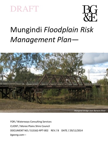 Floodplain Risk Management Plan Nov 2014 by BG&E