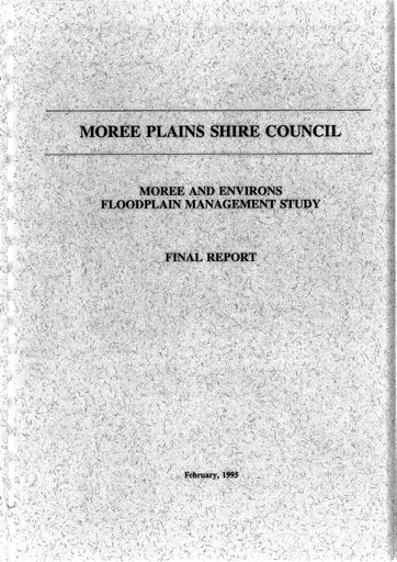 Moree Flood Study Final