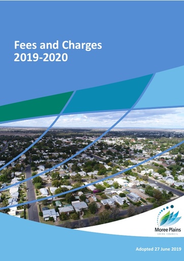 Current Fees and Charges