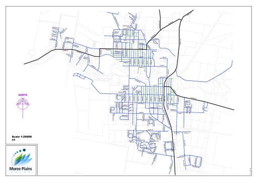 Moree Township Map Alternative version